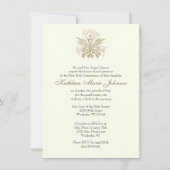 第一聖餐式 招待状 (裏面)