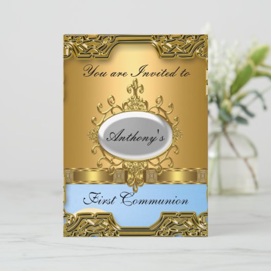 第一聖餐式 招待状 (スタンド正面)