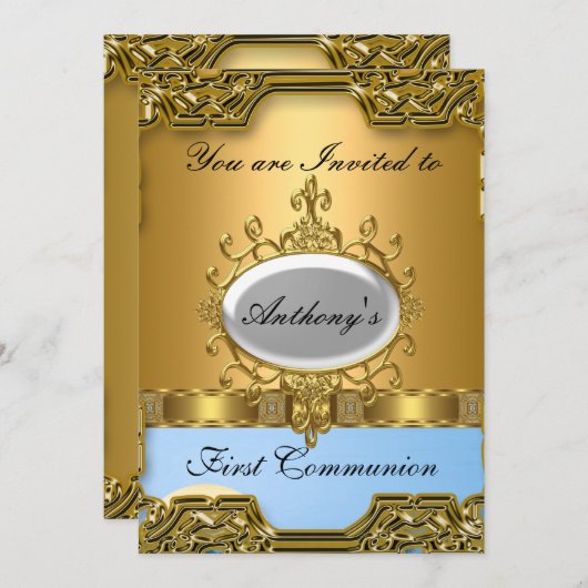 第一聖餐式 招待状 (正面/裏面)
