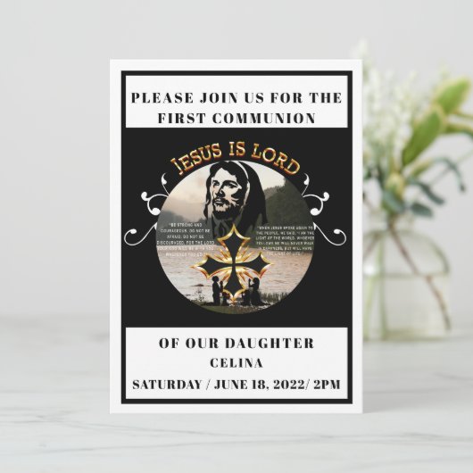 第一聖餐式 招待状 (スタンド正面)