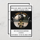 第一聖餐式 招待状 (正面/裏面)