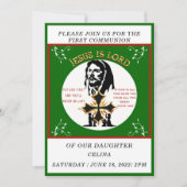 第一聖餐式 招待状 (正面)