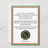 第一聖餐式 招待状 (裏面)