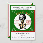 第一聖餐式 招待状 (正面/裏面)