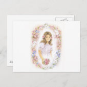 第一聖餐式，確認女子 ポストカード (正面/裏面)