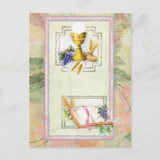 第一聖餐式，確認 ポストカード