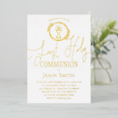 第一聖餐式 箔招待状 (立ち正面)