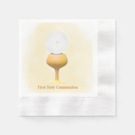 第一聖餐式 縁ありカクテルナプキン