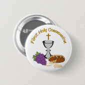 第一聖餐式 缶バッジ (正面&裏面)