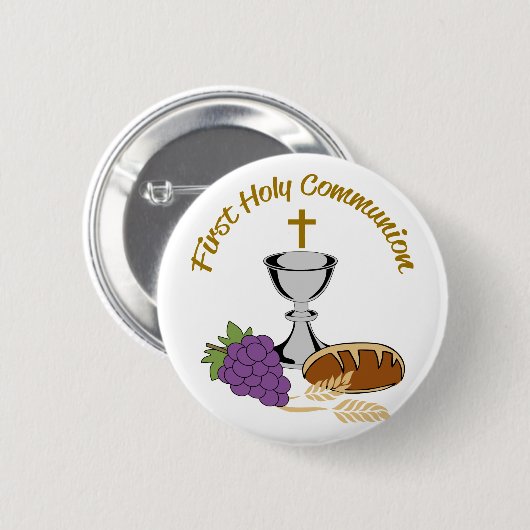 第一聖餐式 缶バッジ (正面&裏面)