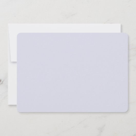 第一聖餐式 |薄紫フローラ幾何写真 サンキューカード (裏面)