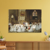 第一聖餐式, 1867年 キャンバスプリント (インサイチュ (リビング))
