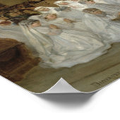 第一聖餐式， 1867年 ポスター (角)