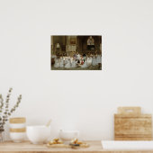 第一聖餐式， 1867年 ポスター (キッチン)