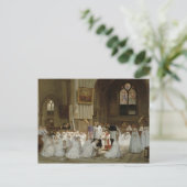 第一聖餐式, 1867年 ポストカード (スタンド正面)