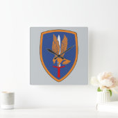 第一航空旅団 スクエア壁時計 (ホーム)