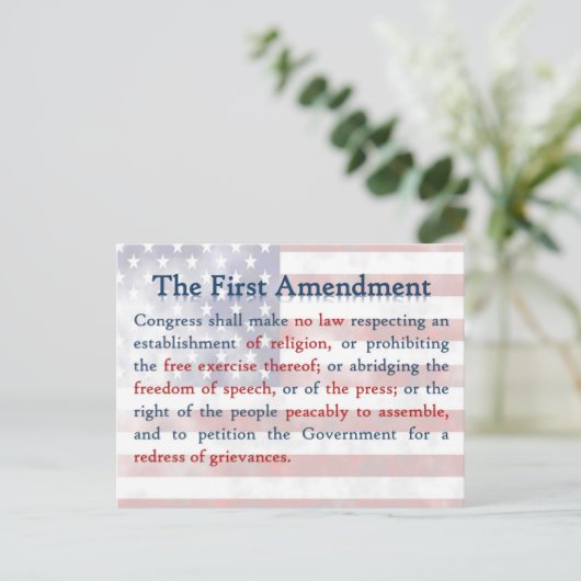 第一補正 ポストカード (スタンド正面)