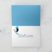 第一誕生日クマ カード (内部)