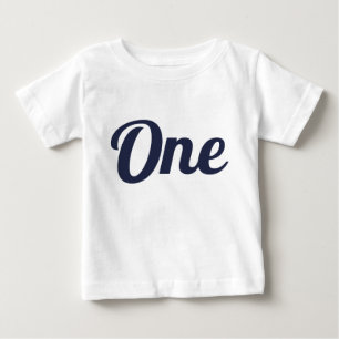 第一誕生日海軍 ベビーTシャツ