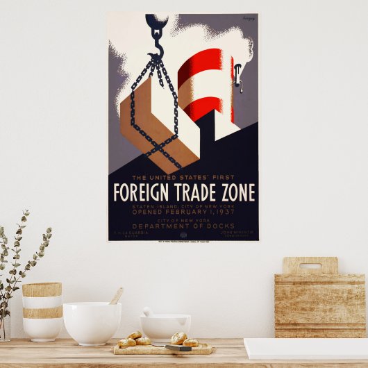 第一貿易地域 ポスター (キッチン)