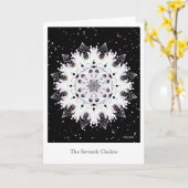 第七チャクラ カード (黄色い花)