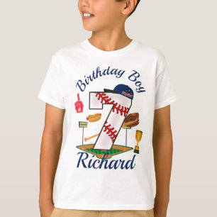 第七誕生日ボーイベースボール第7戦 Tシャツ