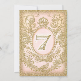 第七誕生日ワンスオンザタイムプリンセス 招待状