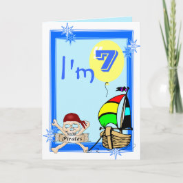 第七誕生日 カード