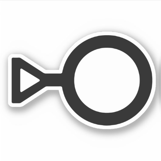 第三の性別シンボル シール (正面)