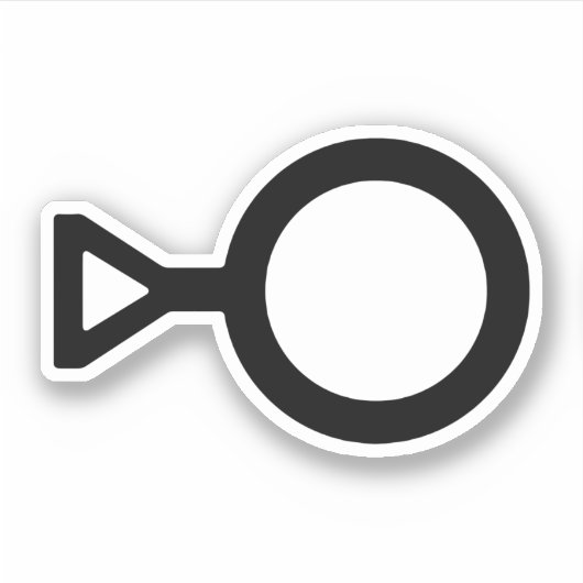 第三の性別シンボル シール (正面)
