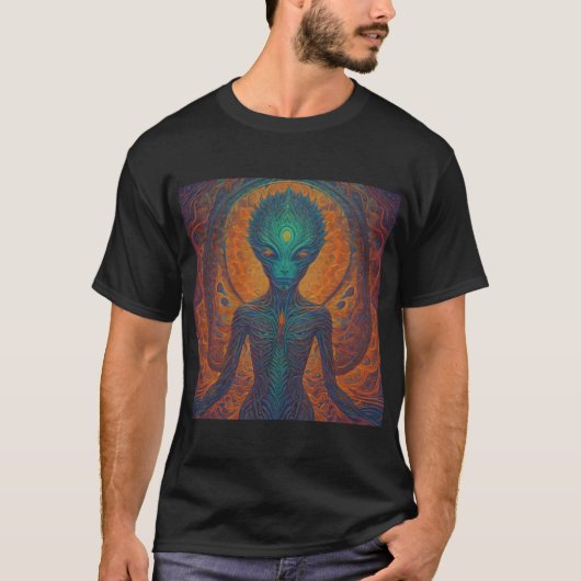 第三の目を持つエイリアン Tシャツ (正面)