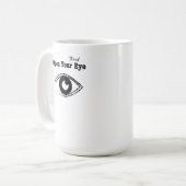第三の目を開け コーヒーマグカップ (正面左)