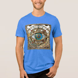 第三の眼の装飾的な窓ガラス トライブレンドＴシャツ