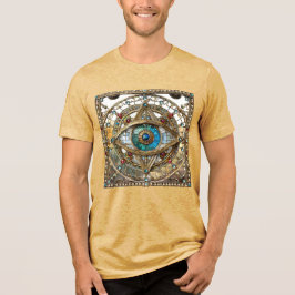 第三の眼の装飾的な窓ガラス トライブレンドＴシャツ