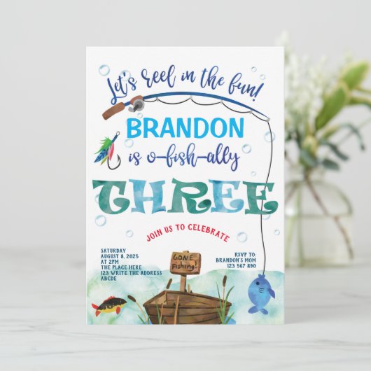 第三の誕生日、去った魚釣り、O-fish-ally 招待状 (スタンド正面)