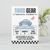 第三ギアレースカーボーイ三歳パーティー 招待状 (スタンド正面)