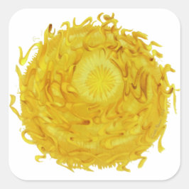 第三チャクラヒーリングアート#3 スクエアシール