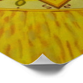 第三チャクラ曼荼羅ポスター ポスター (角)