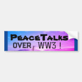 第三世界の平和に関する対話 バンパーステッカー (正面)