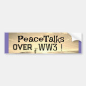 第三世界の平和に関する対話 バンパーステッカー (正面)