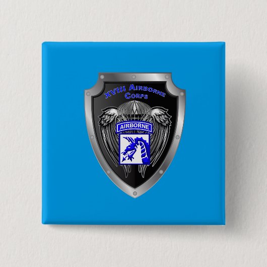 第三十八空挺部隊 缶バッジ (正面)