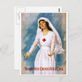 第三回赤転が十字電話， 1918 ポストカード (正面/裏面)