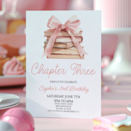 第三章弓ストーリーブック三歳のパーティー 招待状