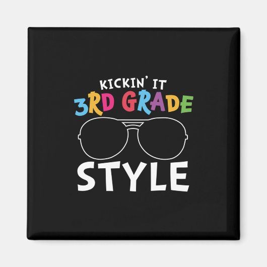 第三級先生第三級スタイル マグネット (正面)