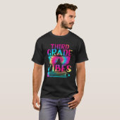 第三級生物絞り染め新学期 教え Tシャツ (正面フル)