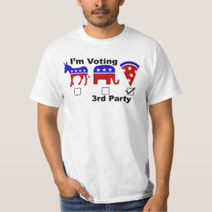 第三者を投票して下さい: ピザパーティーのワイシャツ! Tシャツ