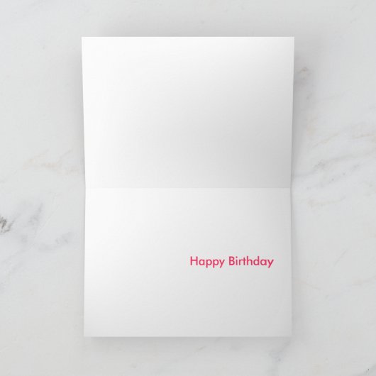 第三誕生日 カード (内部)