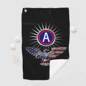 第三軍カスタマイズカスタマイズ鷲 ゴルフタオル (インサイチュ)