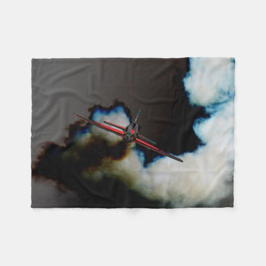 第三飛行 フリースブランケット (正面(横))