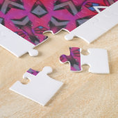 第九の万華鏡のように千変万化するパターン八 ジグソーパズル (側面)